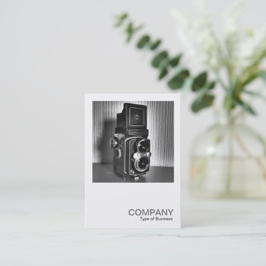 Vierkante foto 0172 -  TLR-camera Visitekaartje (Staand voorkant)