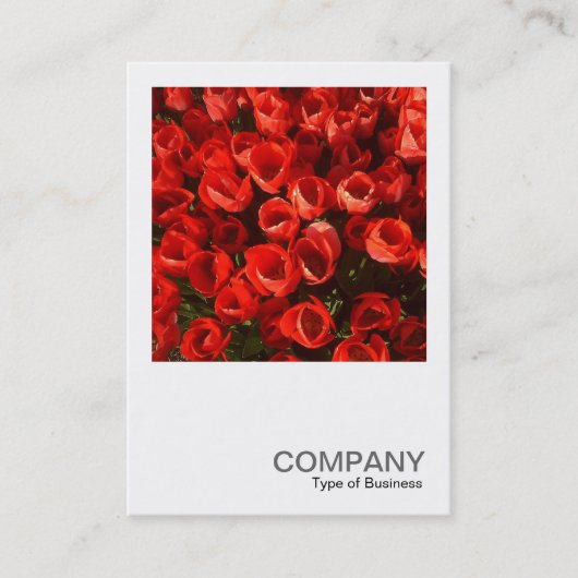 Vierkante foto 01 - Tulpen Visitekaartje (Voorkant)