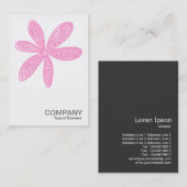 Vierkante foto 0211 - ventilator - Roze Visitekaartje (Voorkant / Achterkant)