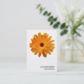 Vierkante foto 0233 - Oranje goudsbloem Visitekaartje (Staand voorkant)