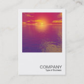 Vierkante foto 0292 - Zonsopgang Zonsondergang Visitekaartje (Voorkant)