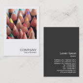 Vierkante foto 0421 - Kleurenpennen Visitekaartje (Voorkant / Achterkant)