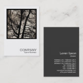 Vierkante foto 0433 - boompitten visitekaartje (Voorkant / Achterkant)