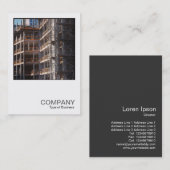 Vierkante foto 0450 - Bouwnijverheid Visitekaartje (Voorkant / Achterkant)