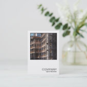 Vierkante foto 0450 - Bouwnijverheid Visitekaartje (Staand voorkant)