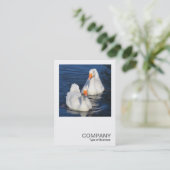 Vierkante foto 0478 - Twee Emden ganzen Visitekaartje (Staand voorkant)