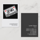 Vierkante foto 051 - Retro Demo-tape Visitekaartje (Voorkant / Achterkant)