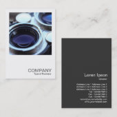 Vierkante foto 0538 -  TLR-camera Visitekaartje (Voorkant / Achterkant)