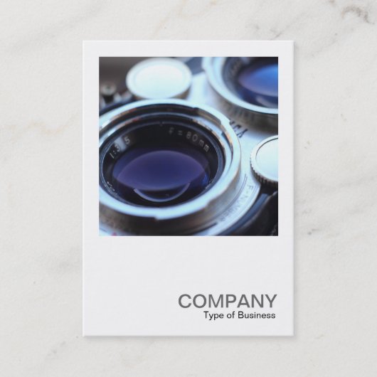Vierkante foto 0538 -  TLR-camera Visitekaartje (Voorkant)