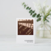 Vierkante foto 060 - Schaduwen op de Stappen Visitekaartje (Staand voorkant)