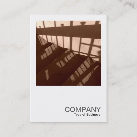 Vierkante foto 060 - Schaduwen op de Stappen Visitekaartje (Voorkant)