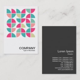 Vierkante foto - Abstracte geometrische 110421 Visitekaartje