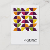 Vierkante foto - Abstracte geometrische 110421v2 Visitekaartje (Voorkant)