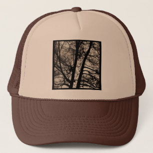 Vierkante foto - boomtakken trucker pet