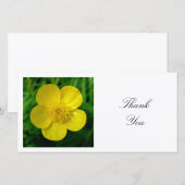Vierkante foto - Buttercup Bedankkaart (Voorkant / Achterkant)