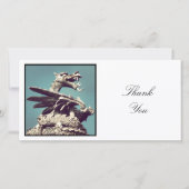 Vierkante foto - Dragon Bedankkaart (Voorkant)