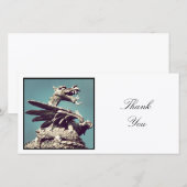 Vierkante foto - Dragon Bedankkaart (Voorkant / Achterkant)