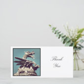 Vierkante foto - Dragon Bedankkaart (Staand voorkant)