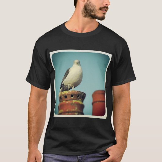 Vierkante foto - Favoriete baars T-shirt (Voorkant)