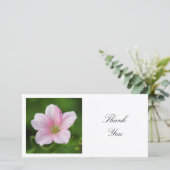 Vierkante foto - Geranium Bedankkaart (Staand voorkant)