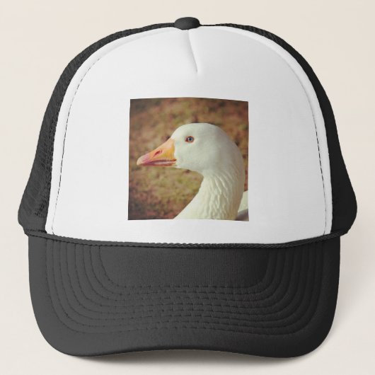 Vierkante foto - Goose (close-up) Trucker Pet (Voorkant)