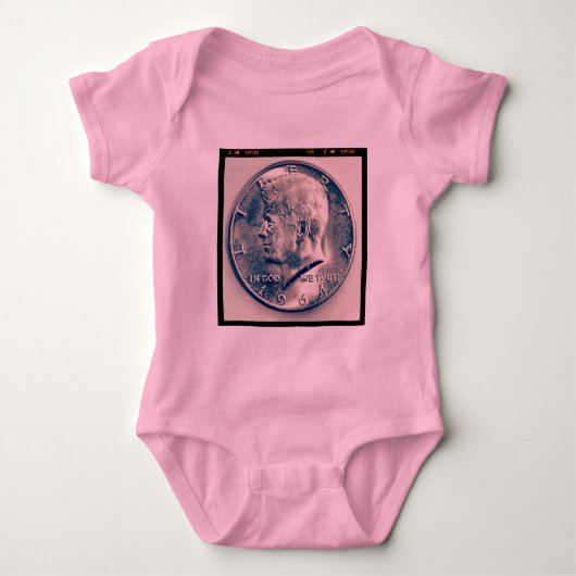 Vierkante foto - JFK halve dollar Romper (Voorkant)