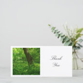 Vierkante foto - Lente in de Bossen Bedankkaart (Staand voorkant)