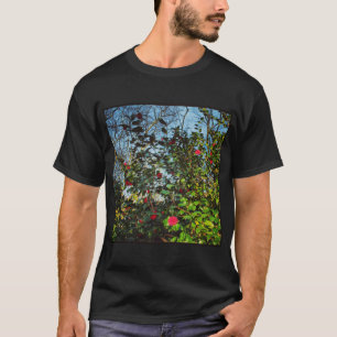 Vierkante foto - Magnolia struik 01 T-shirt