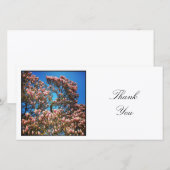 Vierkante foto - Magnolia Tree Bedankkaart (Voorkant / Achterkant)