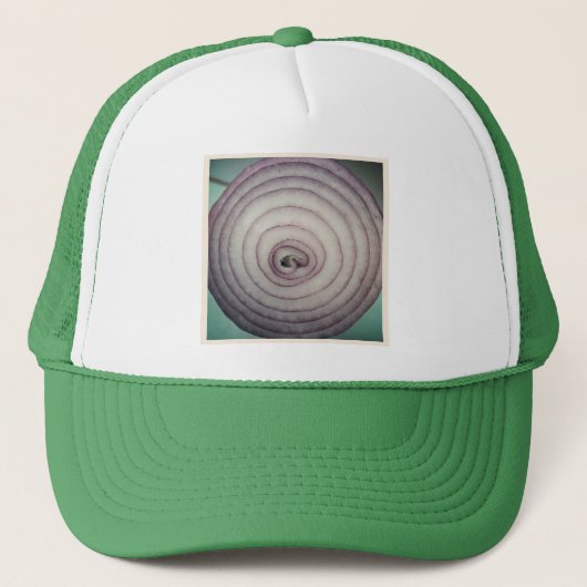 Vierkante foto - Red Onion Trucker Pet (Voorkant)