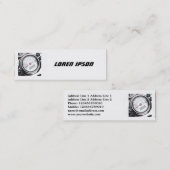 Vierkante foto - Snelheidsmeter Mini Visitekaartje (Voorkant / Achterkant)