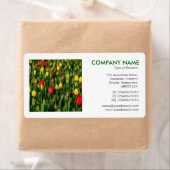 Vierkante foto - Tulips Etiket (Insitu)