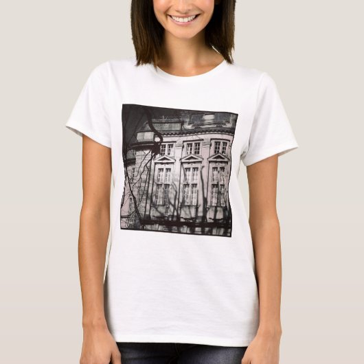 Vierkante foto - Universiteit T-shirt (Voorkant)