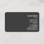 Vierkante foto (v2) - Abstracte geometrische 11042 Visitekaartje (Achterkant)