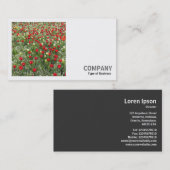 Vierkante foto (v2) - Bed of Tulips Visitekaartje (Voorkant / Achterkant)