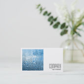 Vierkante foto (v2) - Blauw water Visitekaartje (Staand voorkant)