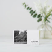 Vierkante foto (v2) - Bomen, Bute Park, Cardiff Visitekaartje (Staand voorkant)