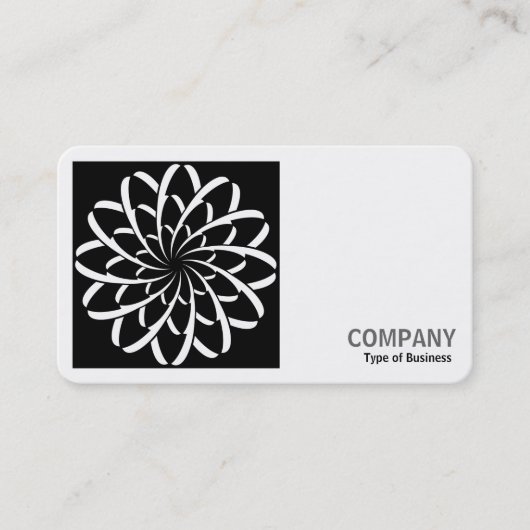 Vierkante foto (v2) - geometrische ventilator 02 visitekaartje (Voorkant)