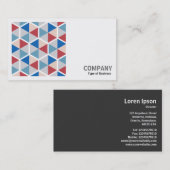 Vierkante foto (v2) - Hexagon Pattern 05 Visitekaartje (Voorkant / Achterkant)