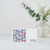 Vierkante foto (v2) - Hexagon Pattern 05 Visitekaartje (Staand voorkant)