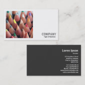 Vierkante foto (v2) - Kleurenpennen Visitekaartje (Voorkant / Achterkant)