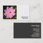 Vierkante foto (v2) - Roze Cosmos Visitekaartje (Voorkant / Achterkant)