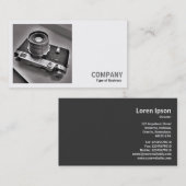 Vierkante foto (v2) - Russische Rangefinder Camera Visitekaartje (Voorkant / Achterkant)