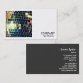 Vierkante foto (v2) - Spiegelbal Visitekaartje (Voorkant / Achterkant)