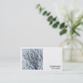 Vierkante foto (v2) - Starlings in een boom Visitekaartje (Staand voorkant)