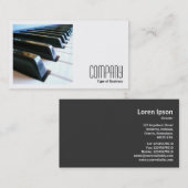 Vierkante foto (v2) - toetsenbord visitekaartje (Voorkant / Achterkant)