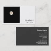 Vierkante foto (v2) - Volledige maan Visitekaartje (Voorkant / Achterkant)