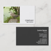 Vierkante foto (v2) - Vrouw Gull Visitekaartje (Voorkant / Achterkant)