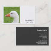 Vierkante foto (v2) - White Goose Visitekaartje (Voorkant / Achterkant)