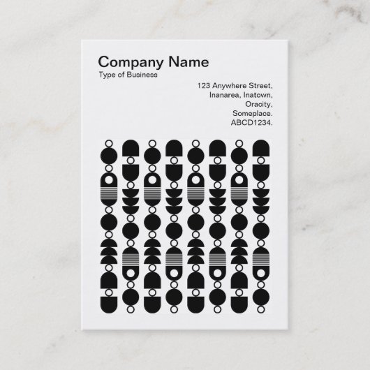 Vierkante foto (v3) - Abstract 140823 Visitekaartje (Voorkant)